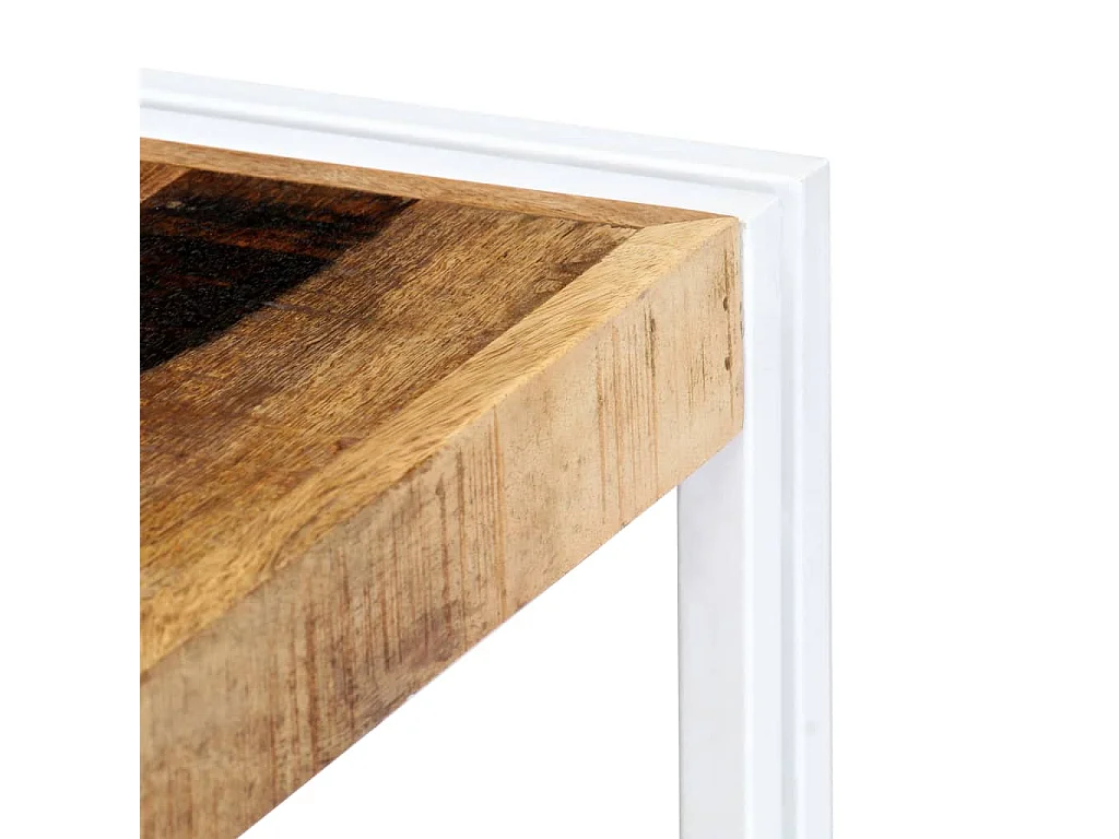 Clearfield  Meuble TV 90x30x40 cm Bois massif de manguier