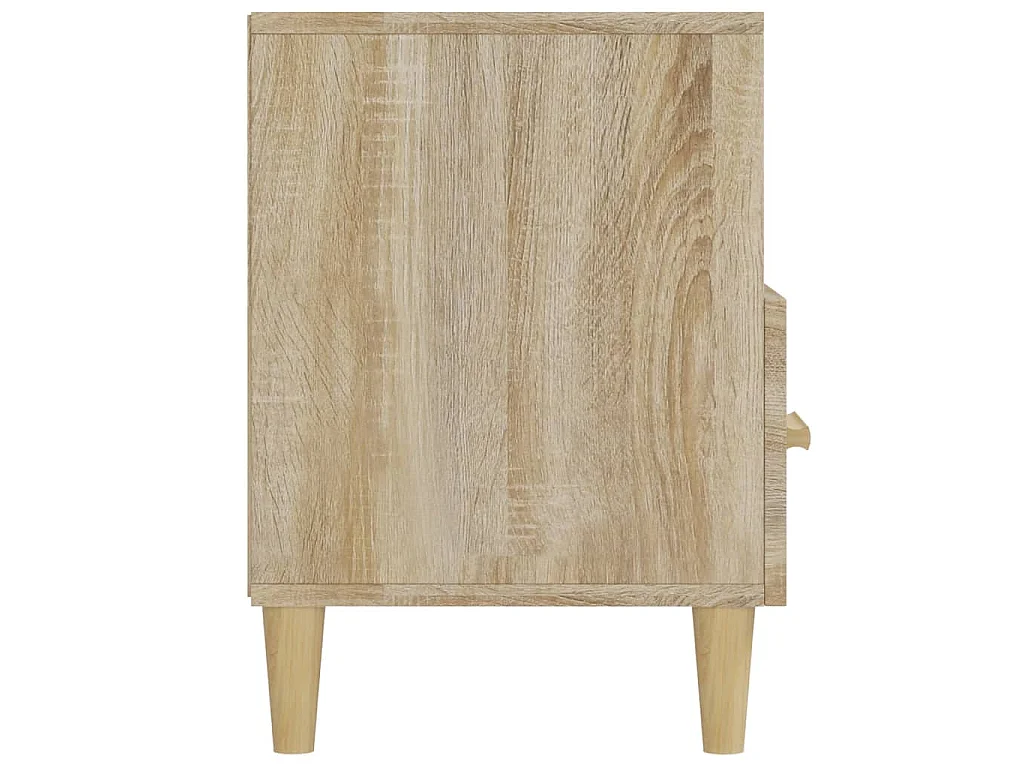 Sophie-Françoise  Meuble TV Chêne sonoma 102x36x50 cm Bois d'ingénierie