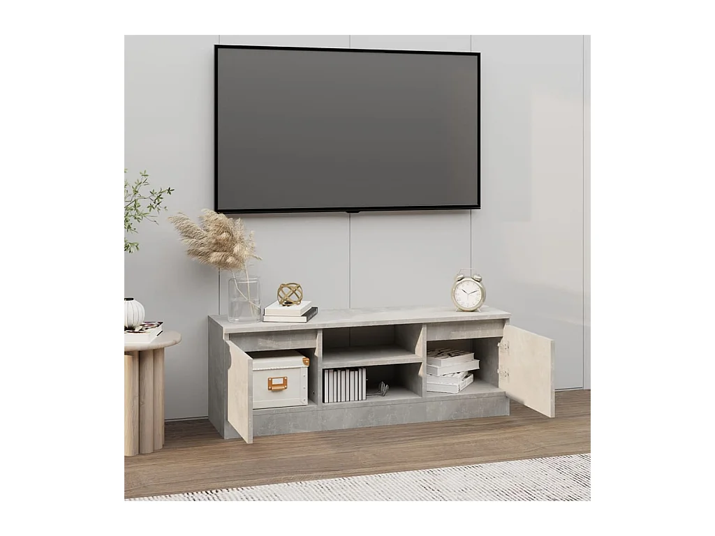 Eugene  Tv-meubel met deur 102x30x36 cm betongrijs