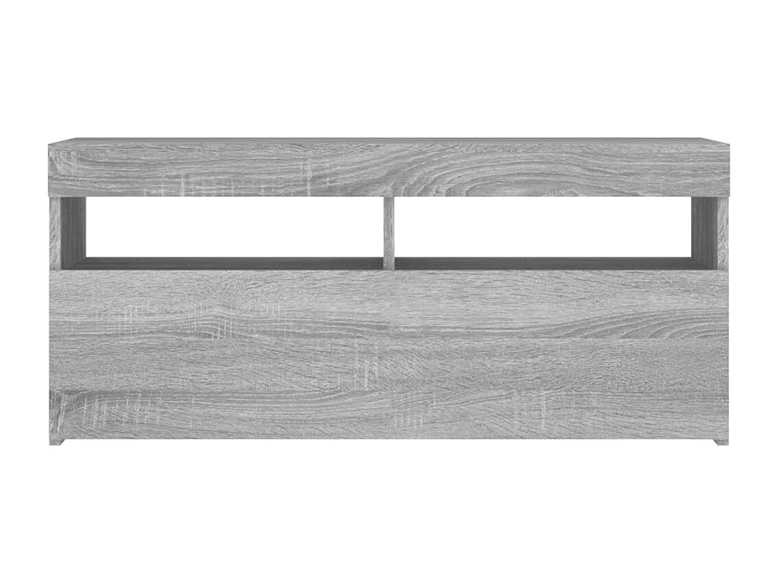 Ilion  Tv-meubel met LED-verlichting 90x35x40 cm grijs sonoma eiken