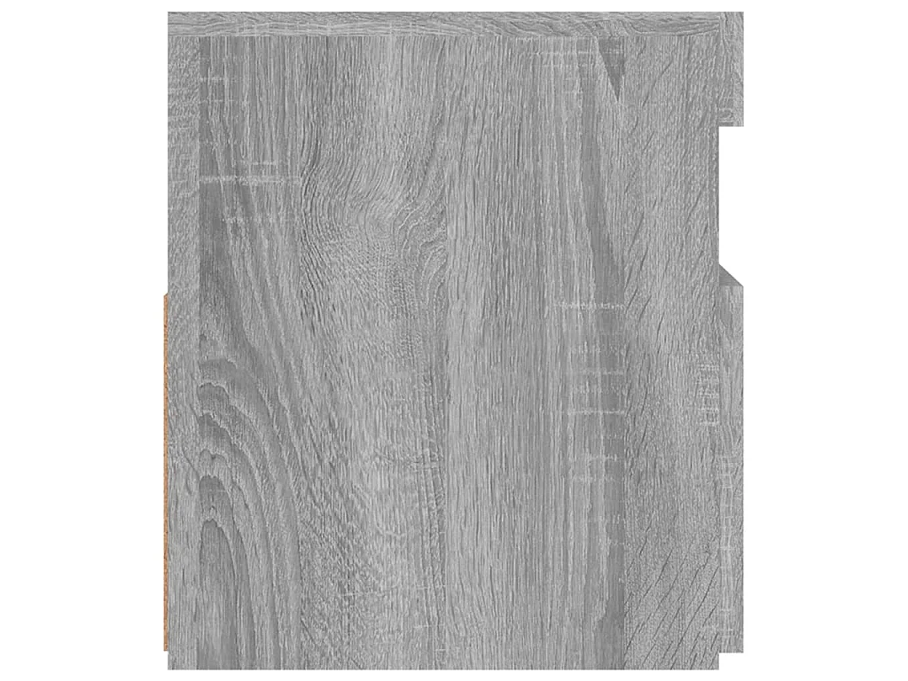 Ilion  Meuble TV avec lumières LED Sonoma gris 90x35x40 cm