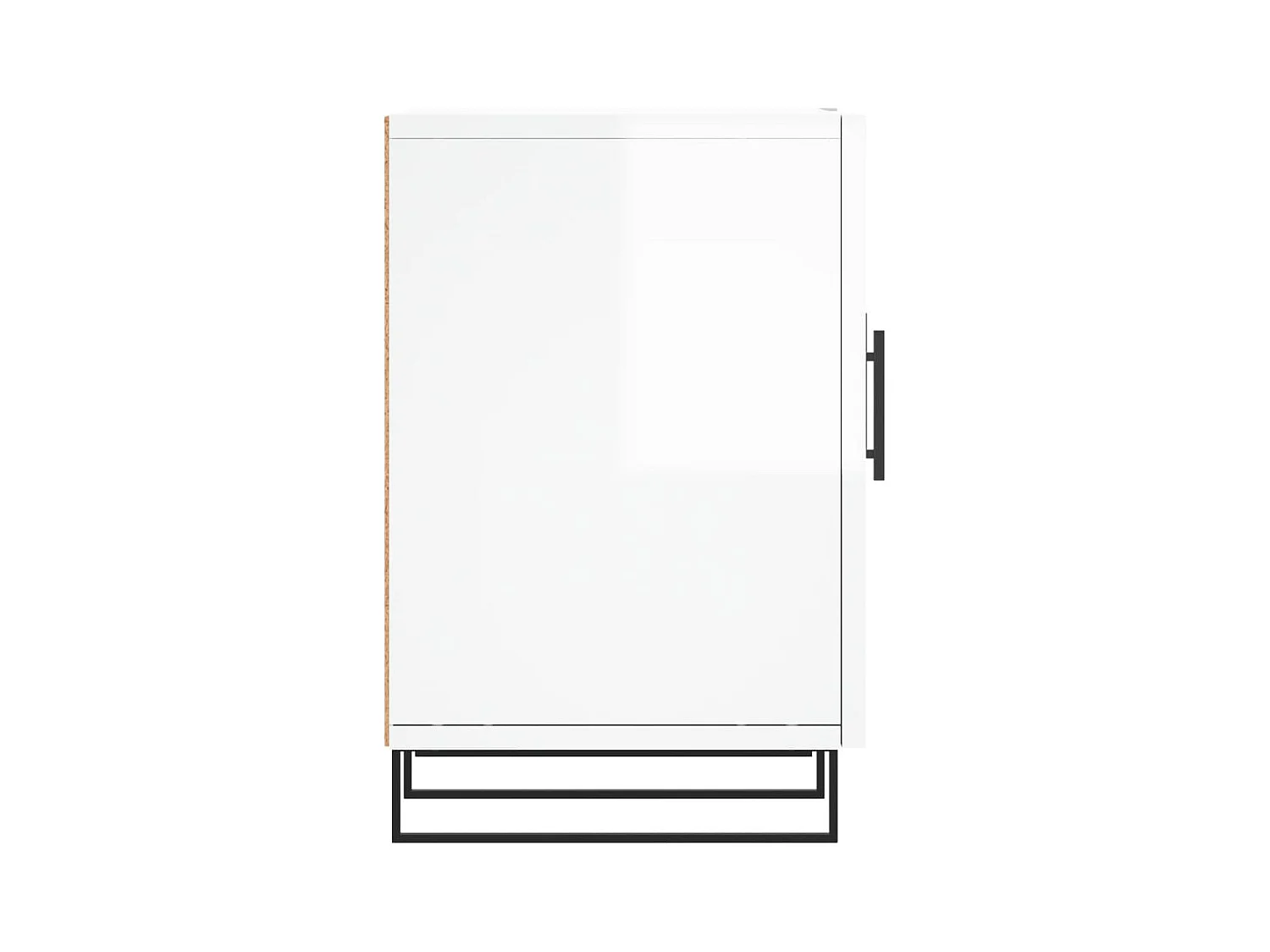 Astrid Helene  Tv-meubel 150x30x50 cm bewerkt hout hoogglans wit