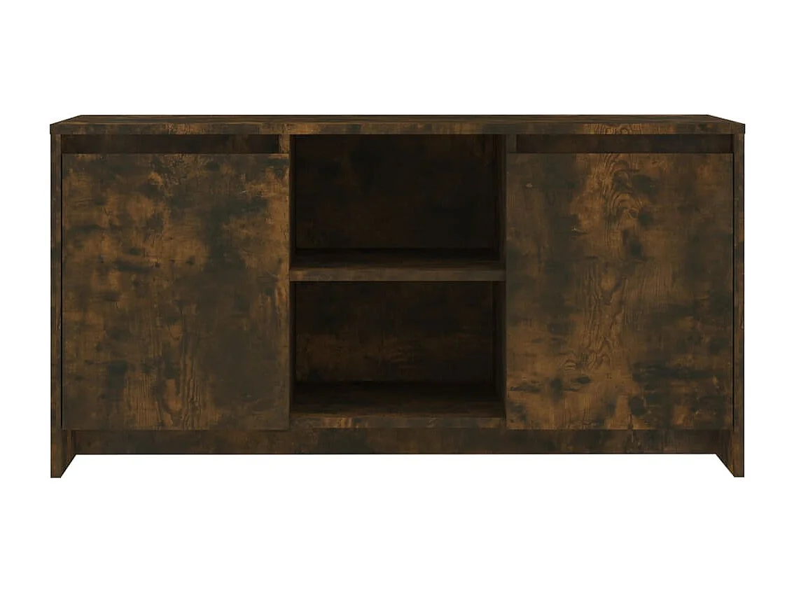 Atkinson  Meuble TV Chêne fumé 102x37,5x52,5 cm Bois d'ingénierie