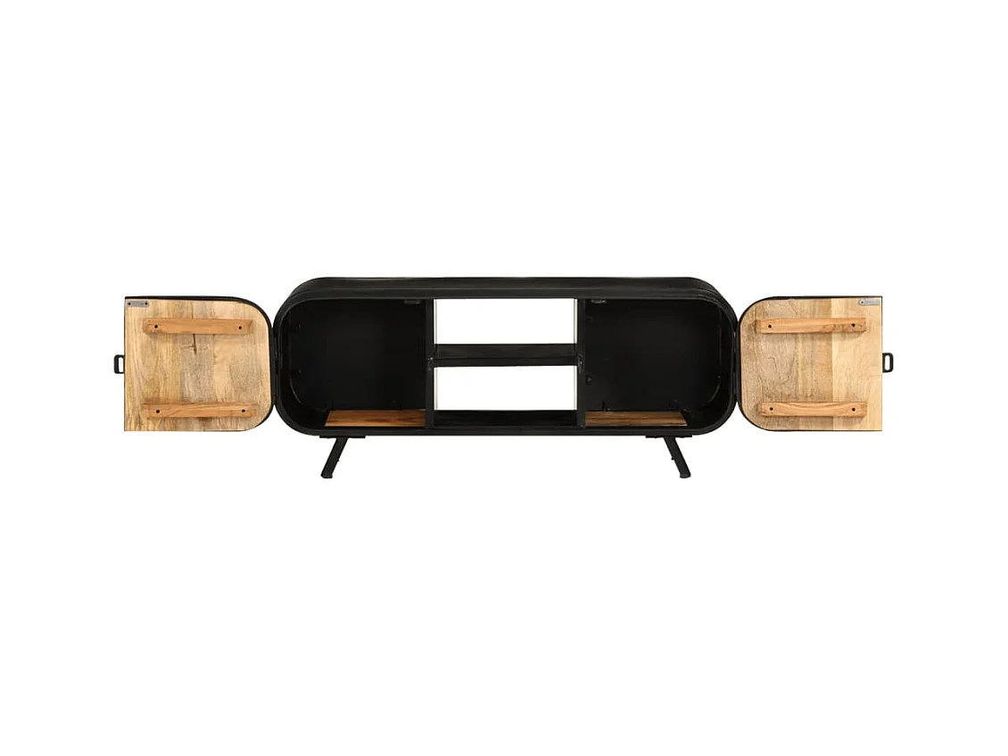 Simone Matteo  Tv-meubel 110x30x45 cm ruw mangohout
