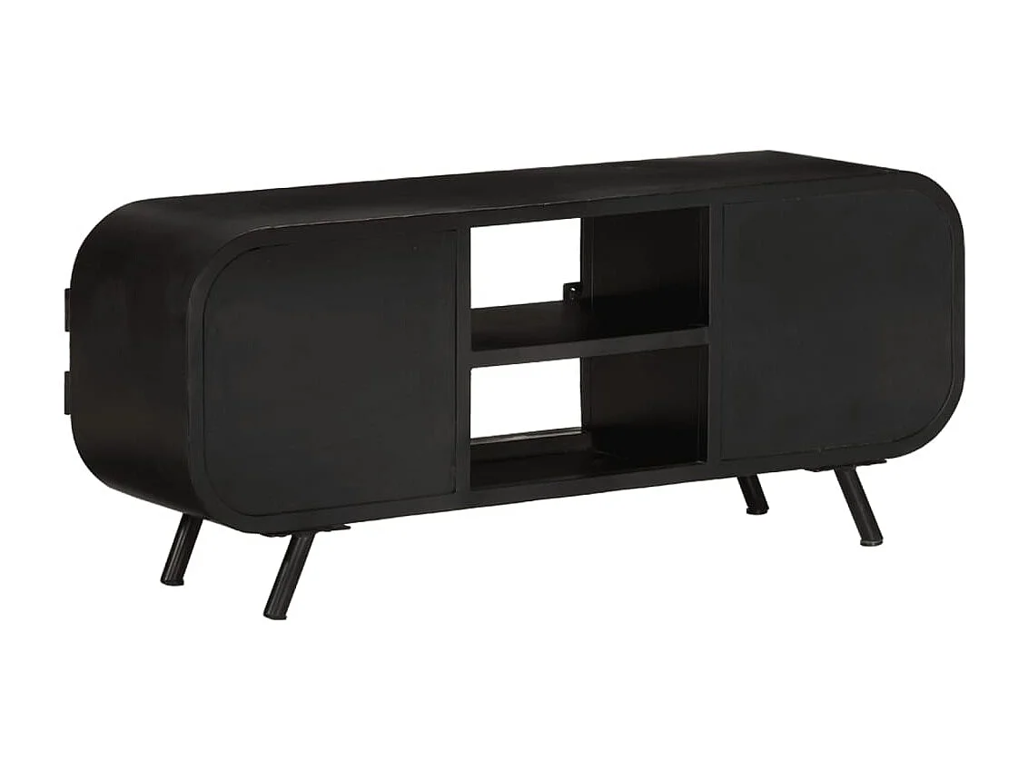 Simone Matteo  Meuble TV 110x30x45 cm Bois de manguier brut