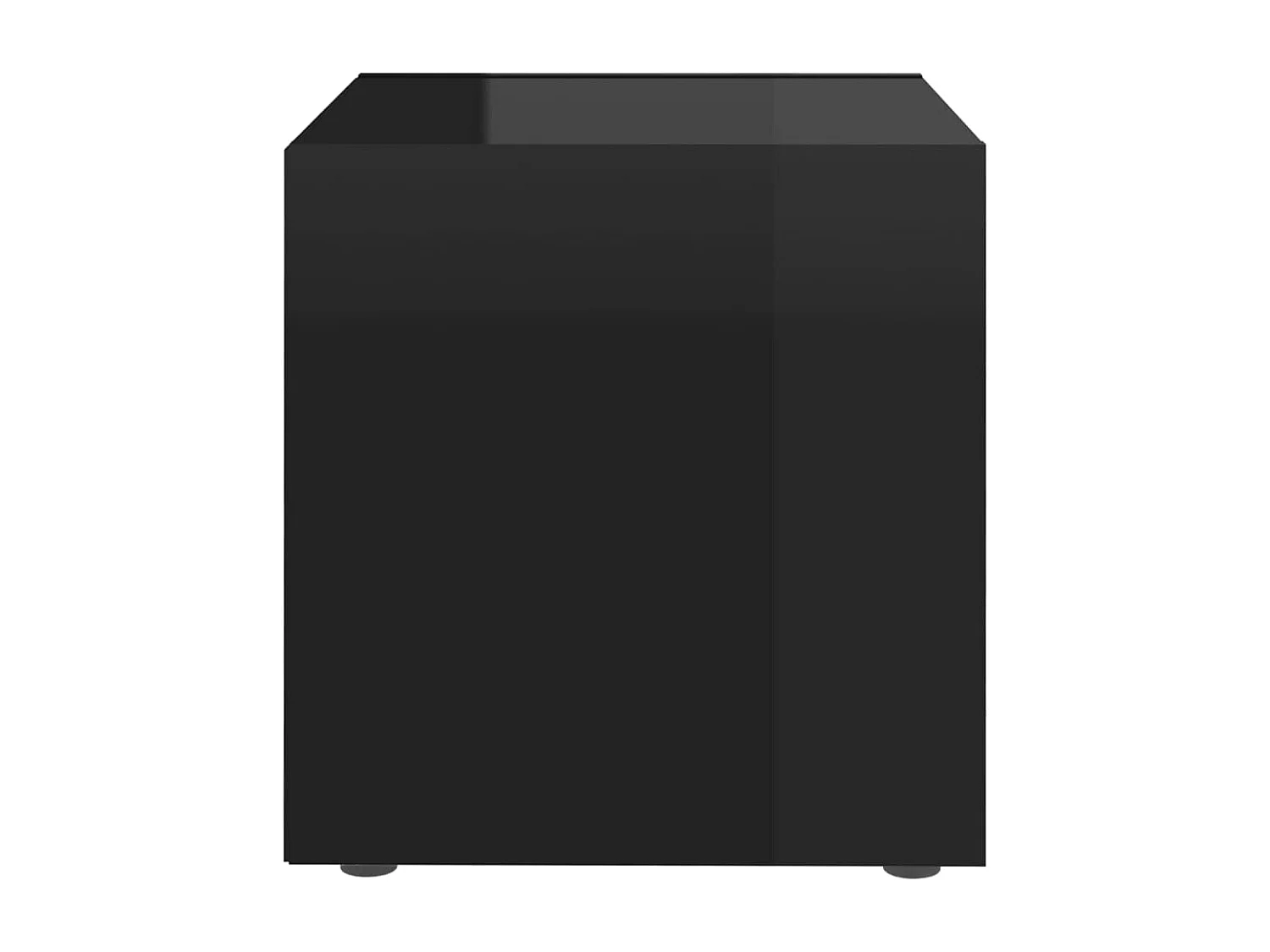 Cape Canaveral  Tv-meubelen 4 st 37x35x37 cm bewerkt hout hoogglans zwart