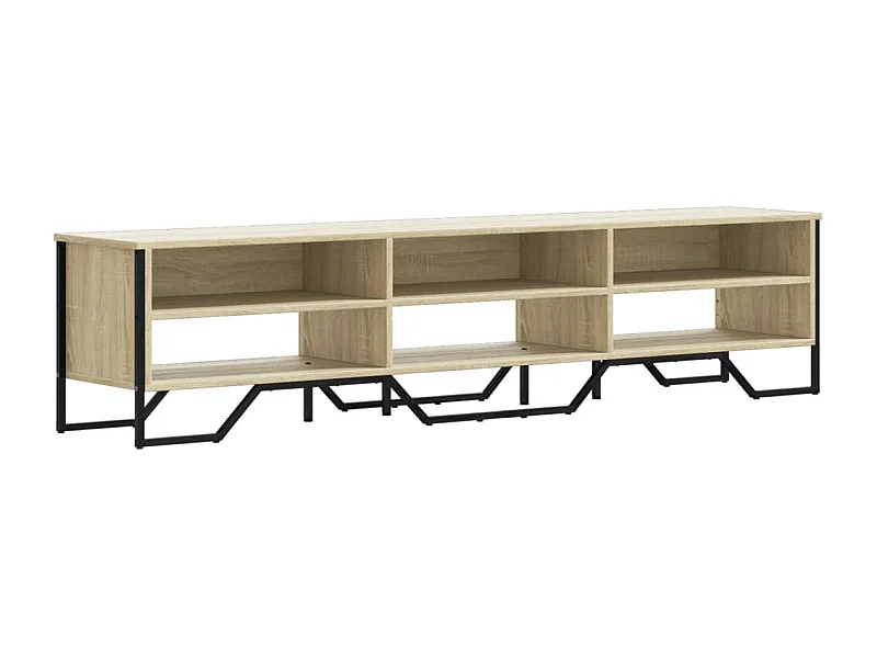 Zylar  Mueble de TV madera de ingeniería roble Sonoma 180x34x41 cm