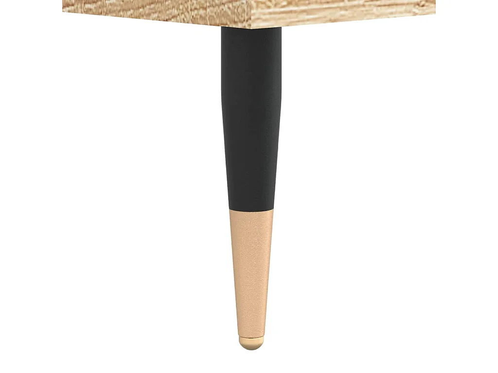 Malik Blake  Meuble TV Chêne sonoma 160x35x55 cm Bois d'ingénierie