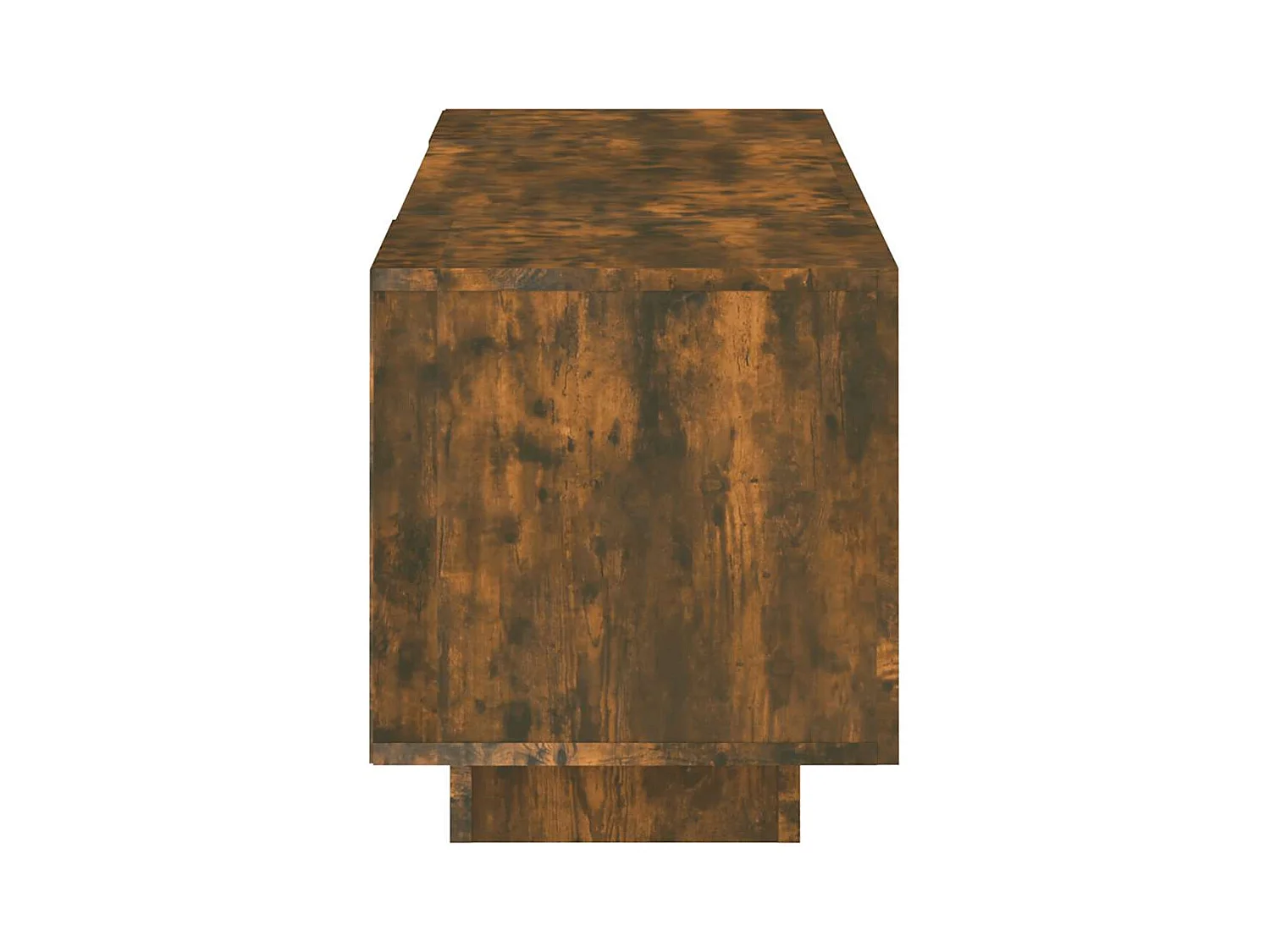 Crescent City  Meuble TV avec lumières LED Chêne fumé 160x35x40 cm