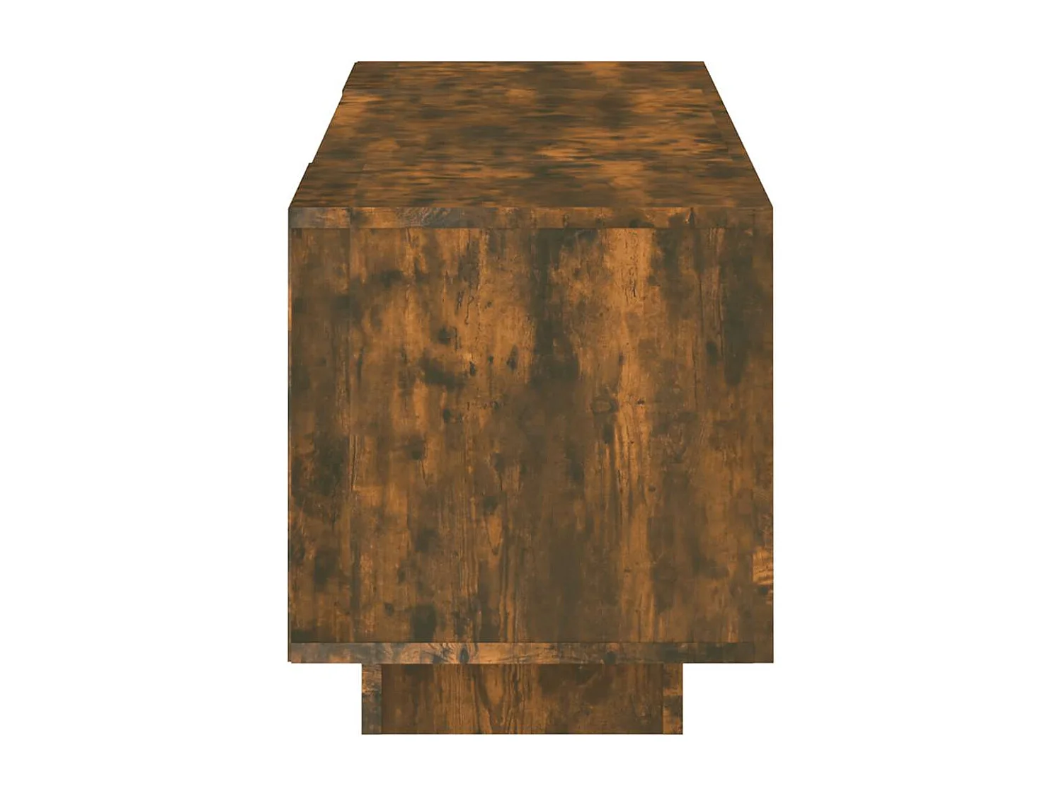 Crescent City  Mueble de TV con luces LED color roble ahumado 160x35x40 cm