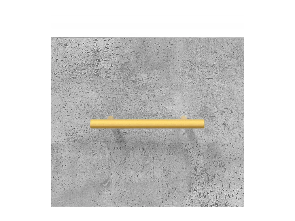 Sidney  Meuble TV gris béton 150x36x30 cm bois d'ingénierie