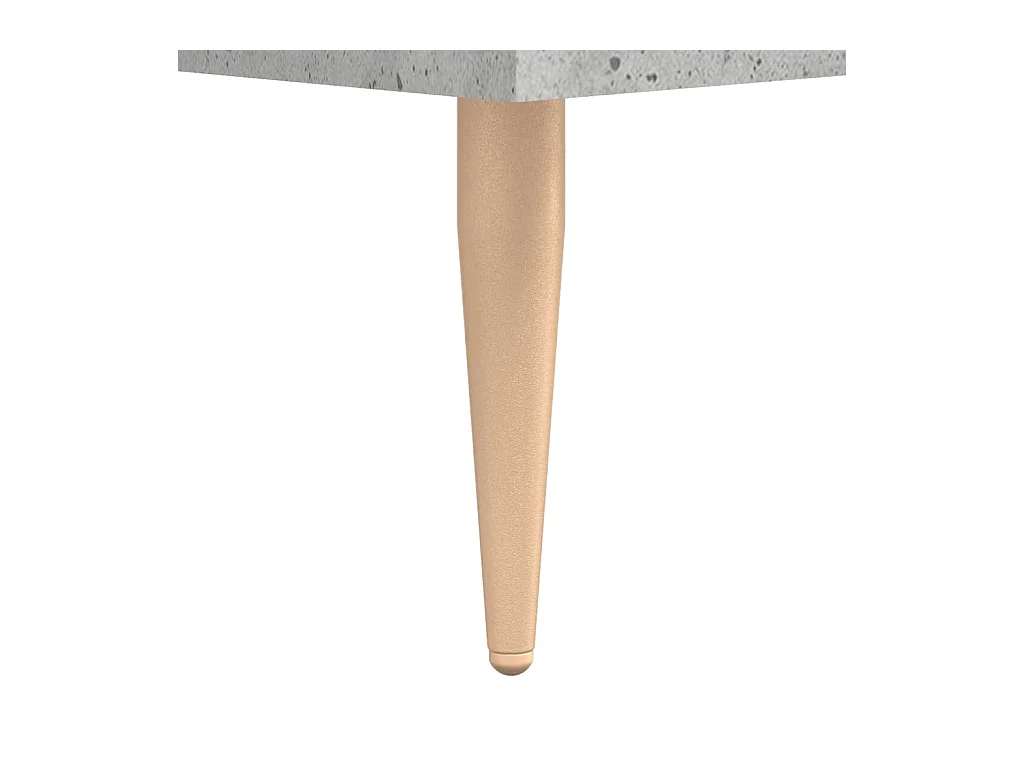 Sidney  Meuble TV gris béton 150x36x30 cm bois d'ingénierie