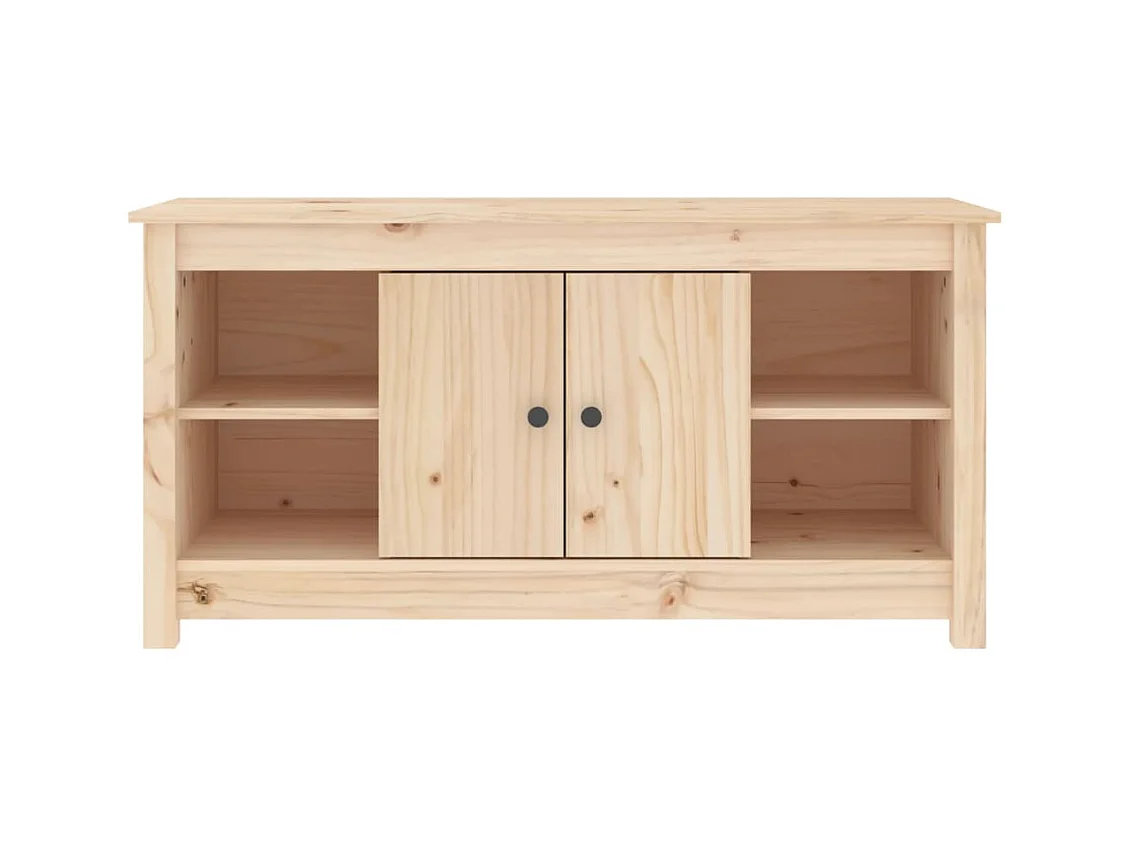 Forest City  Mueble de TV de madera maciza de pino 103x36,5x52 cm