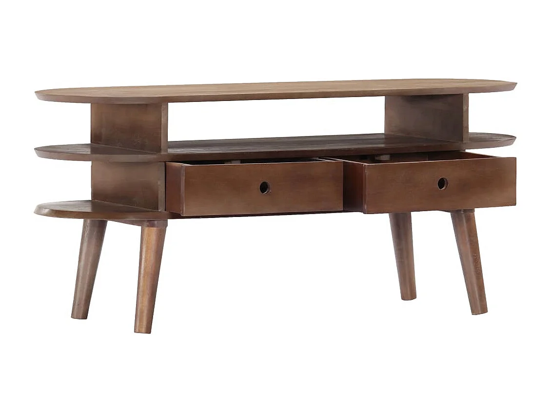 Garden Furniture -  Tv-meubel 110x35x50 cm massief acaciahout