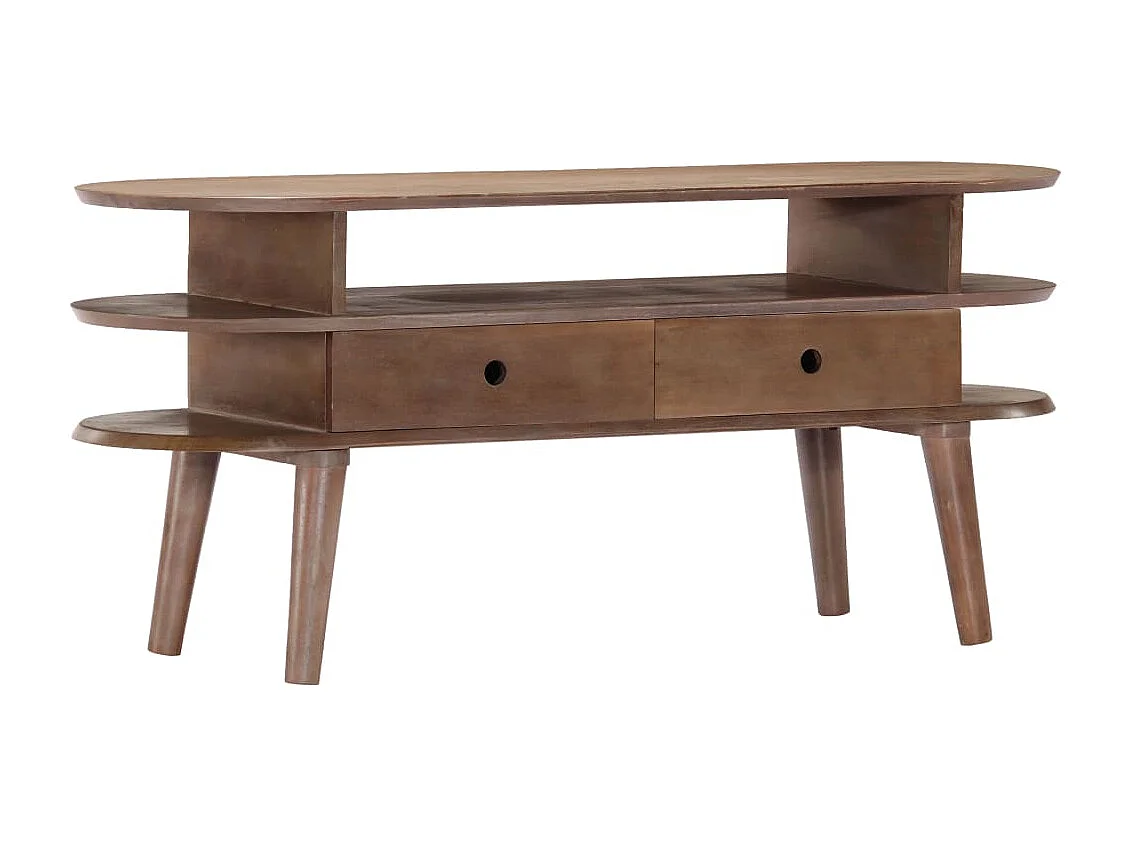 Garden Furniture -  Tv-meubel 110x35x50 cm massief acaciahout