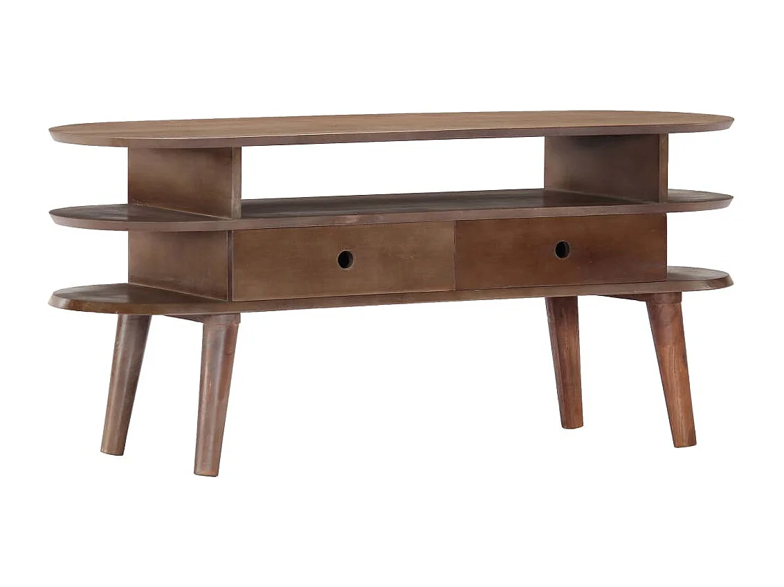 Garden Furniture -  Tv-meubel 110x35x50 cm massief acaciahout