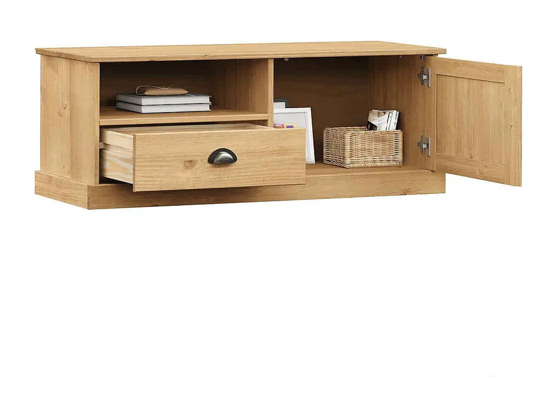 Sylna  Meuble TV VIGO 106x40x40 cm bois massif de pin