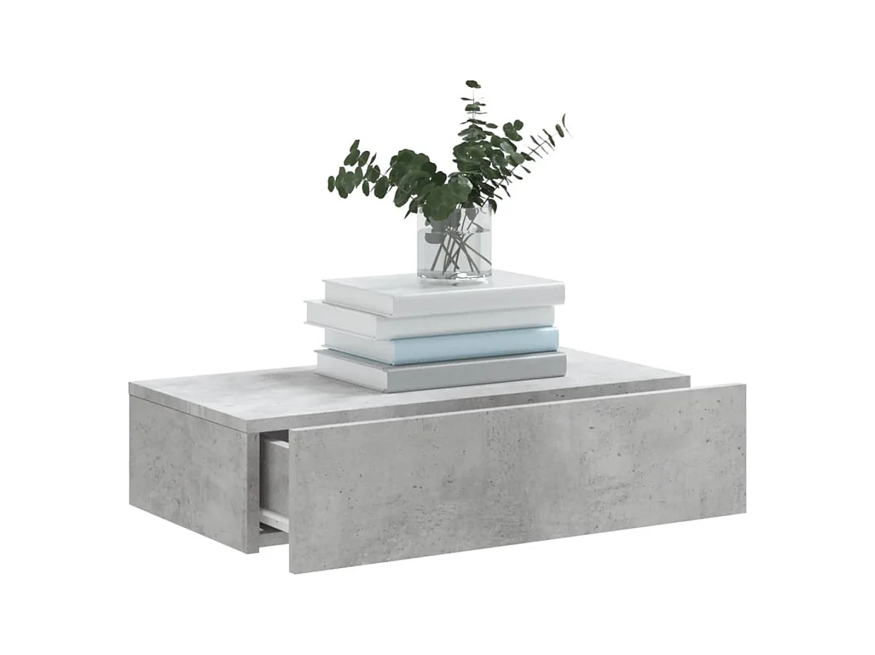 Felizia  Tv-meubel met LED-verlichting 60x35x15,5 cm betongrijs