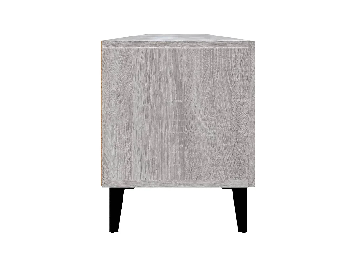 Odette  Meuble TV sonoma gris 180x31,5x40 cm bois d'ingénierie