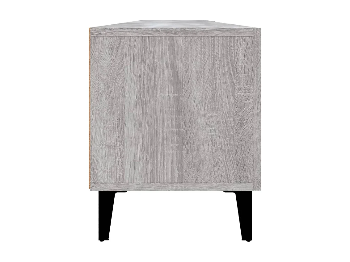 Odette  Mueble para TV madera contrachapada gris Sonoma 180x31,5x40 cm