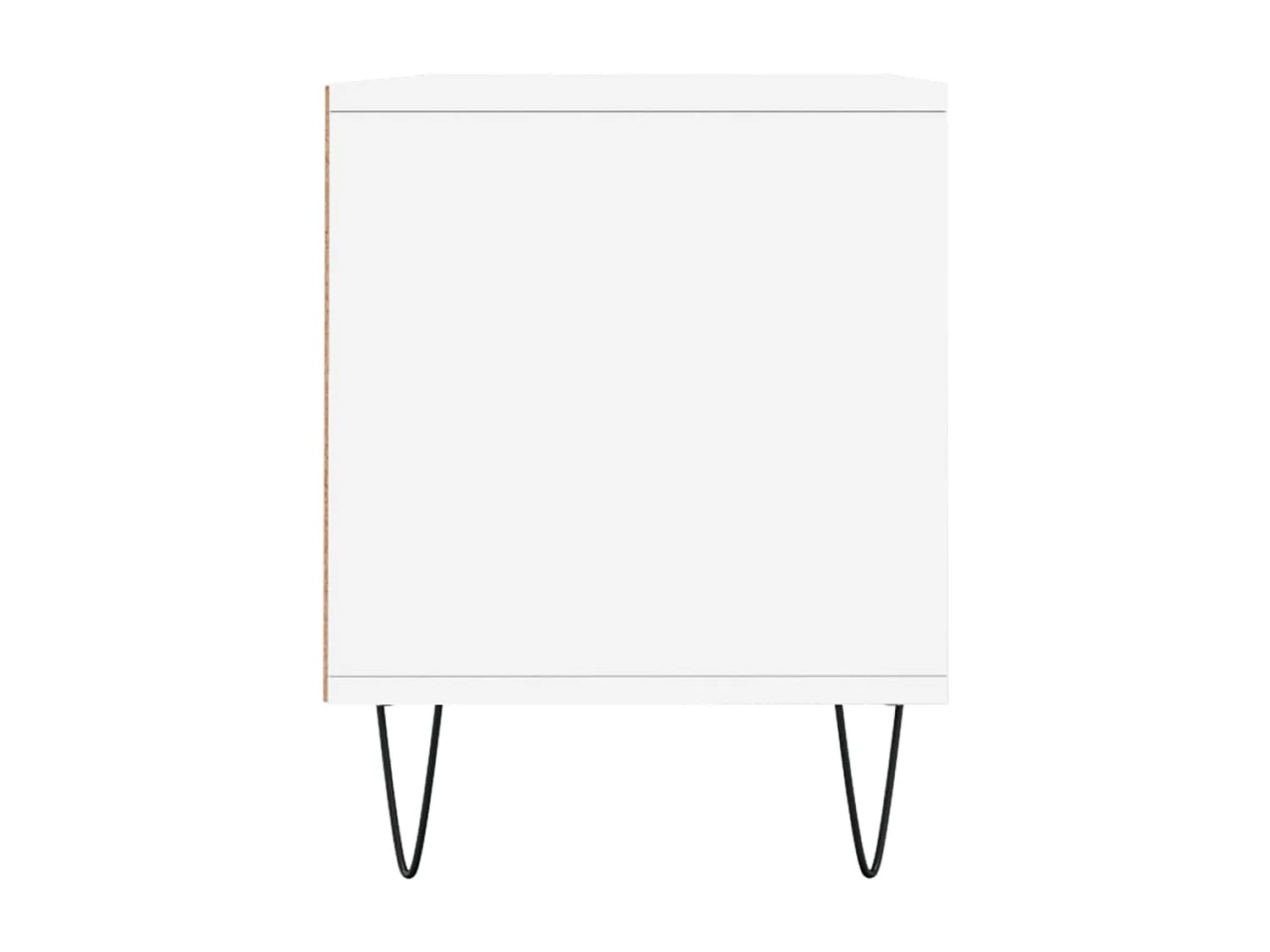 Xirin  Meuble TV blanc 100x34,5x44,5 cm bois d'ingénierie