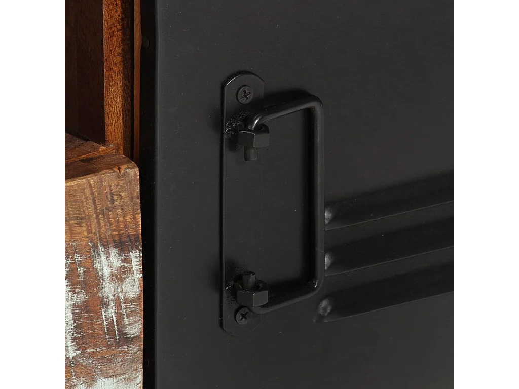 Sophie-Claudine-Marie  Meuble TV 120x30x40 cm Bois massif de récupération