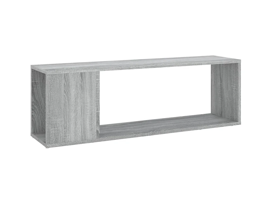 Norman  Tv-meubel 100x24x32 cm bewerkt hout grijs sonoma eikenkleurig