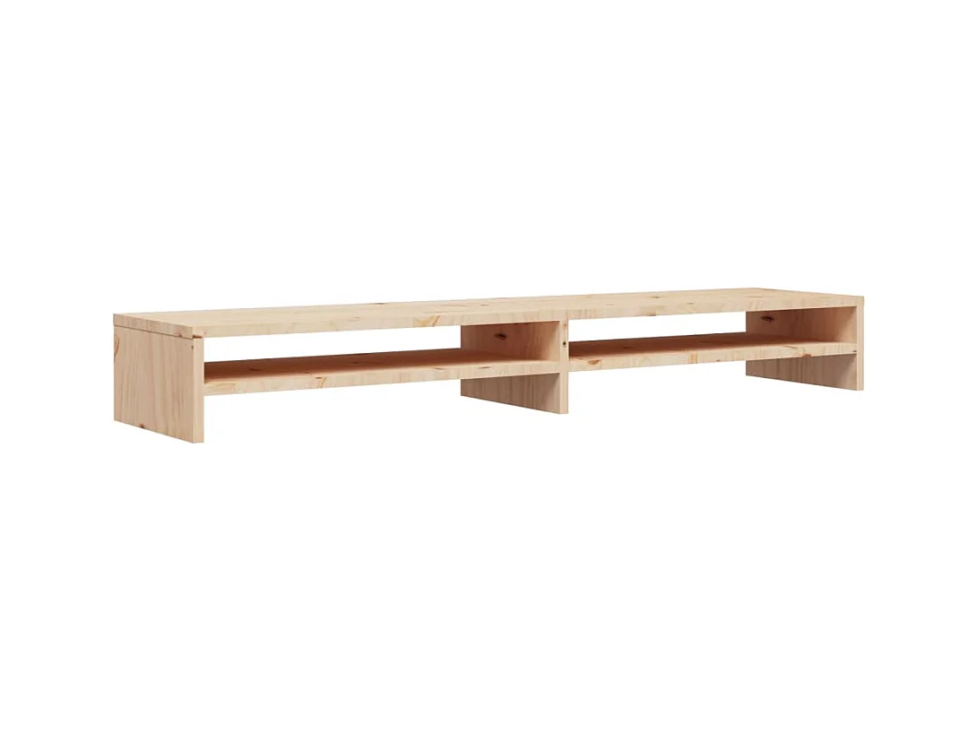 Prolenta Premium -  Support de moniteur 100x24x13 cm Bois de pin solide