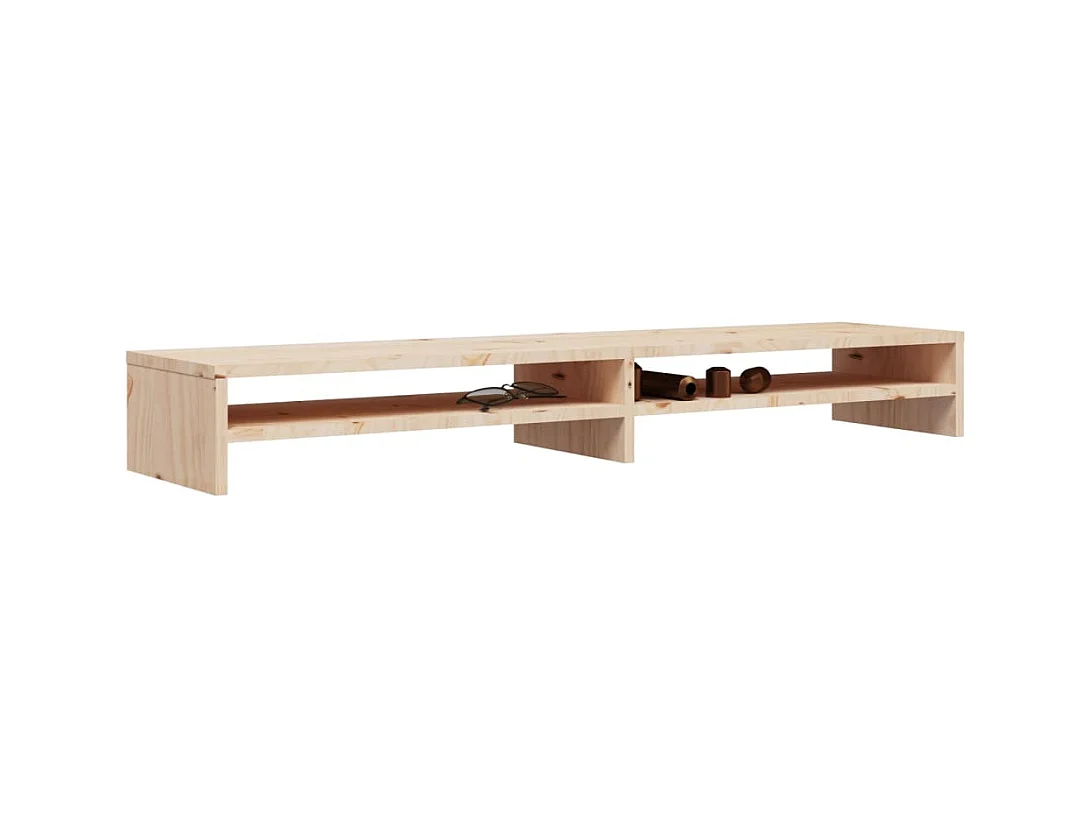 Prolenta Premium -  Support de moniteur 100x24x13 cm Bois de pin solide