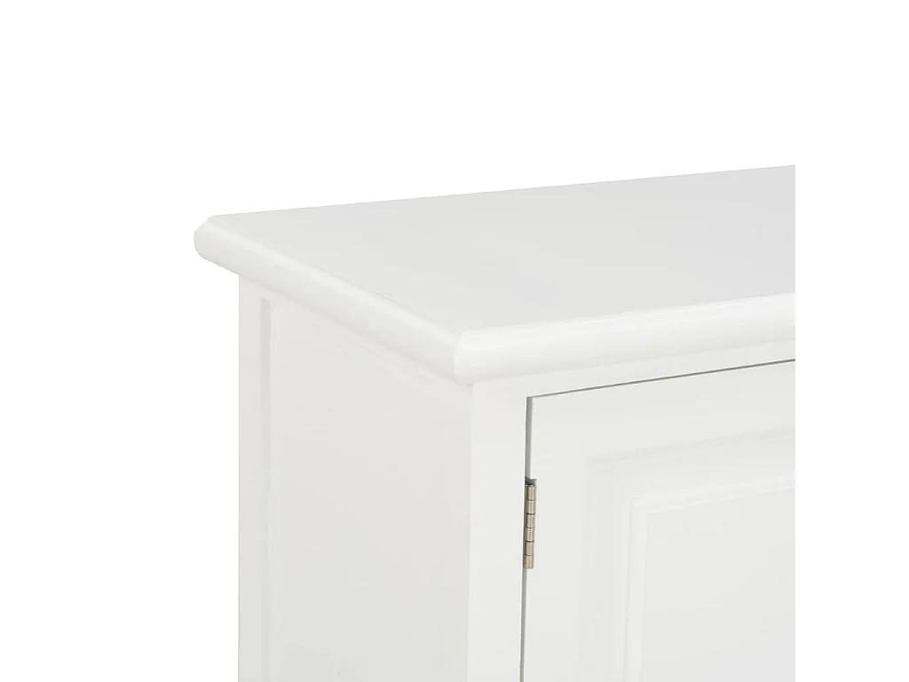 Ralf  Meuble TV Blanc 90x30x40 cm Bois