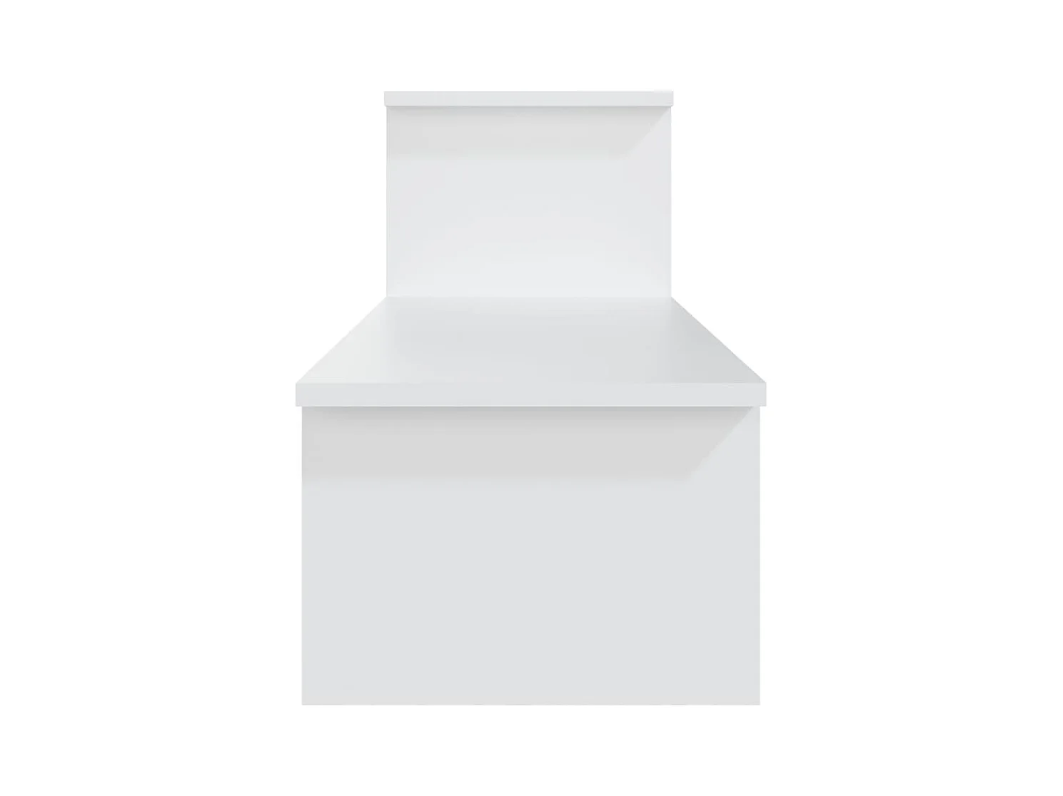 Gritnir  Meuble TV Blanc 180x30x43 cm Aggloméré