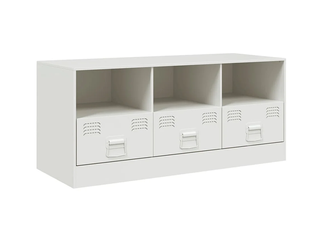 Dafina  Tv-meubel 99x39x44 cm staal wit