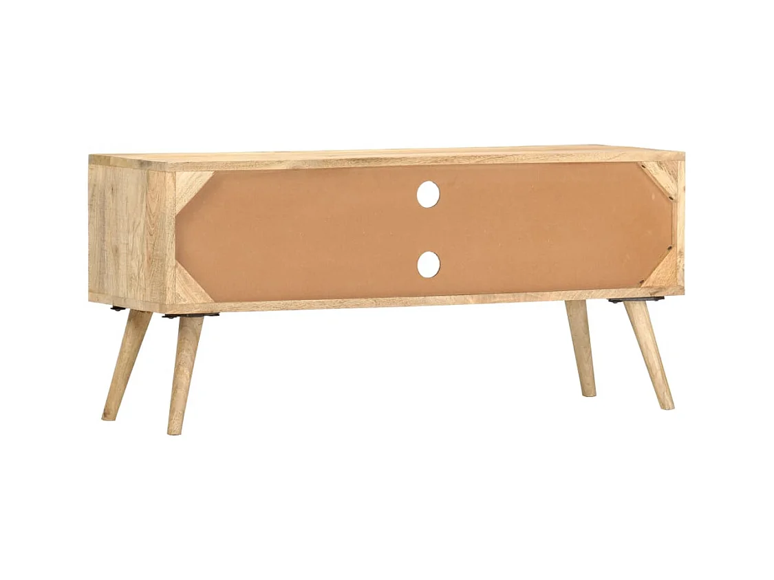 Garden Furniture -  Meuble TV 100x30x45 cm bois massif de manguier