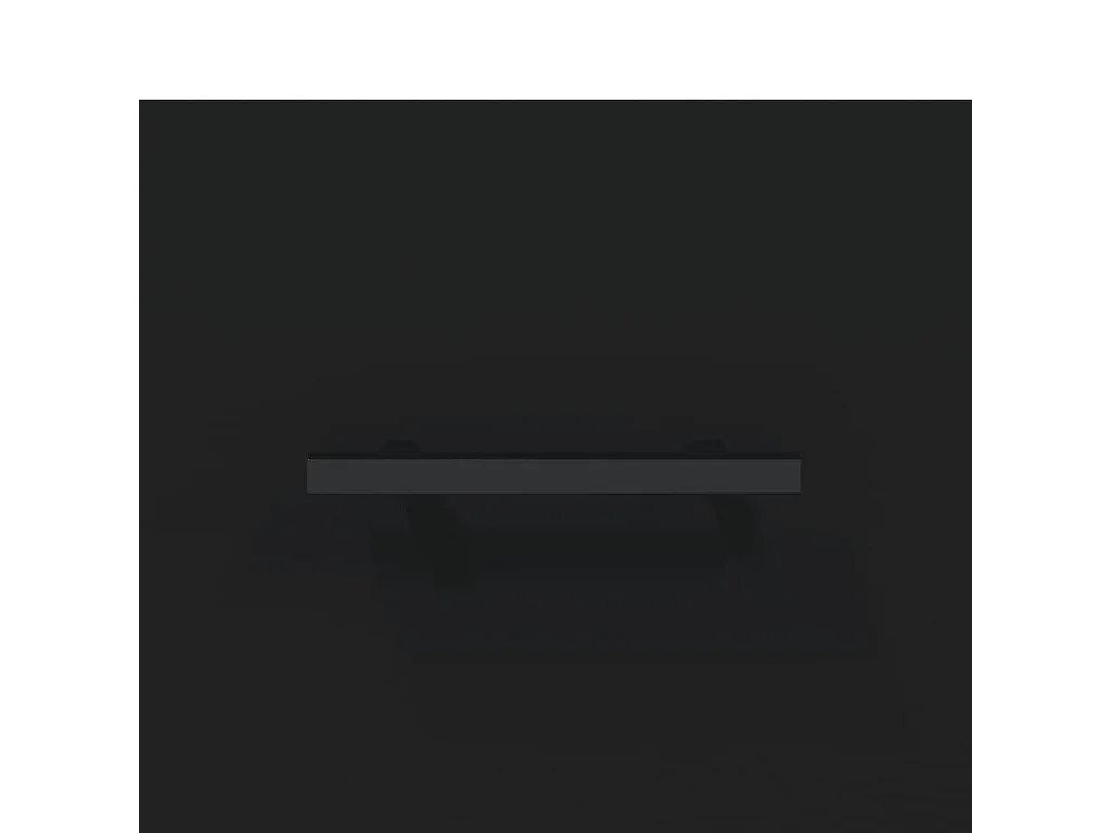 Thimister-Clermont  Meuble TV noir 102x36x50 cm bois d'ingénierie