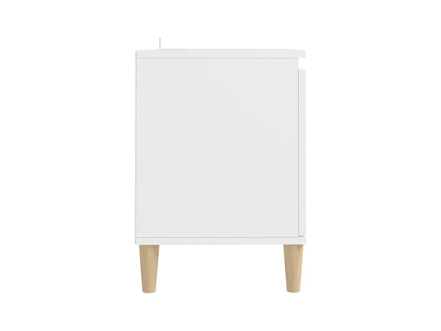 Xara  Tv-meubel met massief houten poten 103,5x35x50 cm wit