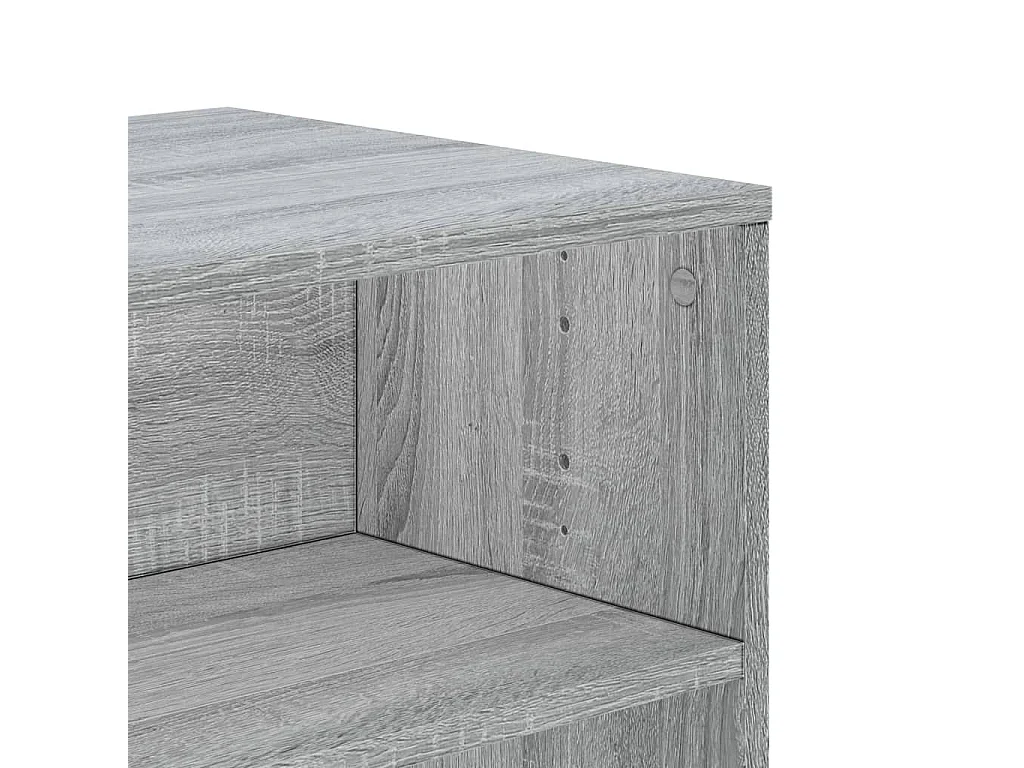 Kobe  Meuble TV sonoma gris 120x40x40 cm bois d'ingénierie