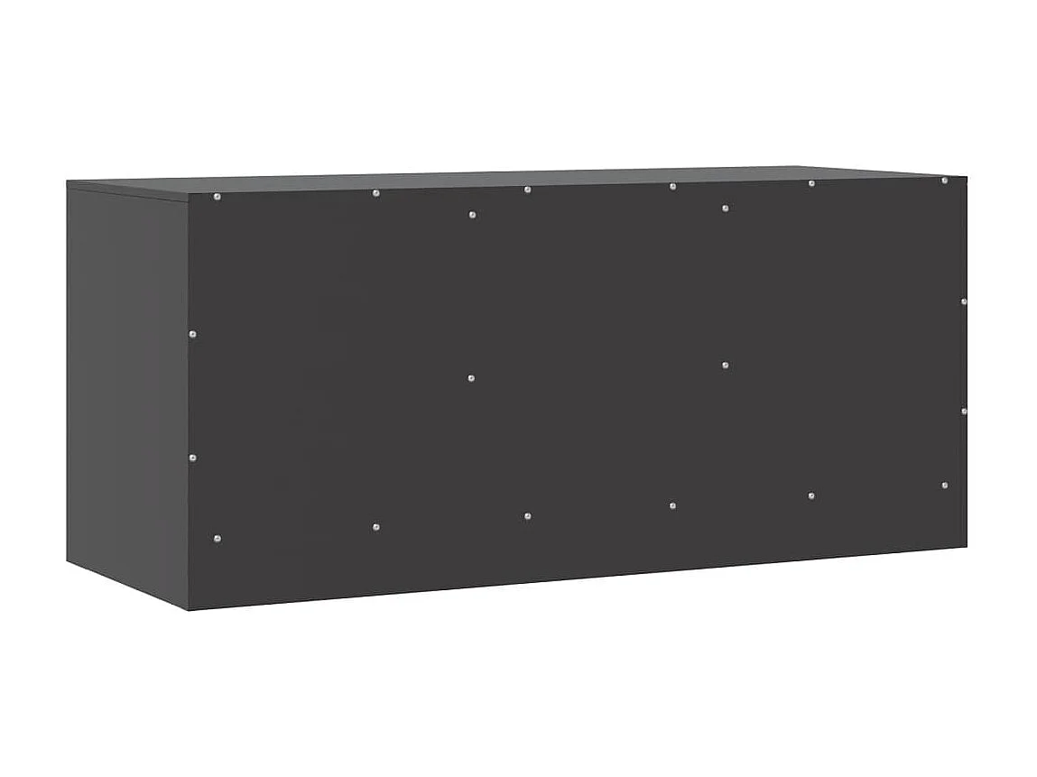 Ovdir  Tv-meubel 99x39x44 cm staal zwart