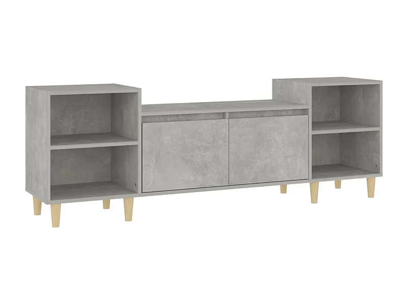 Grylis  Mueble para TV madera contrachapada gris hormigón 160x35x55 cm