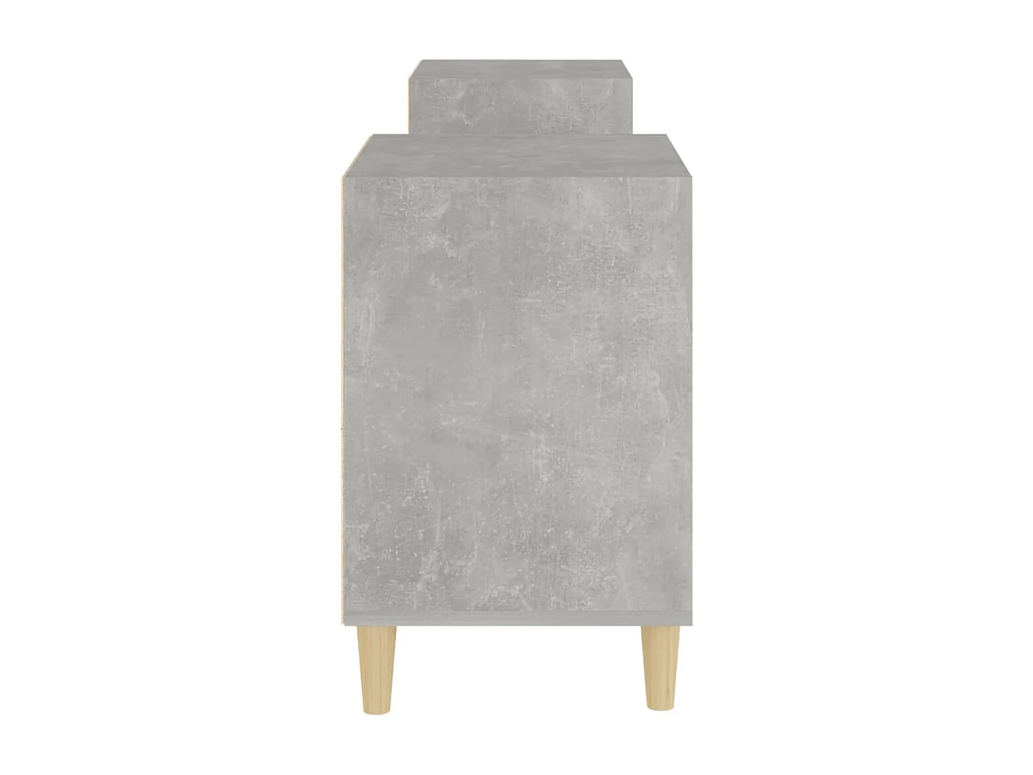 Grylis  Mueble para TV madera contrachapada gris hormigón 160x35x55 cm