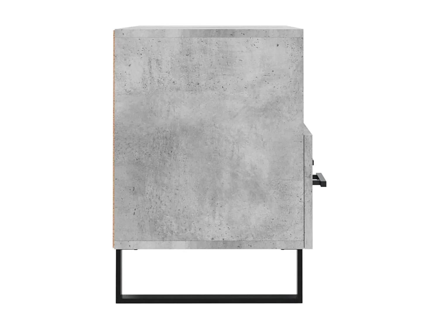 Sigil  Meuble TV Gris béton 80x36x50 cm Bois d'ingénierie