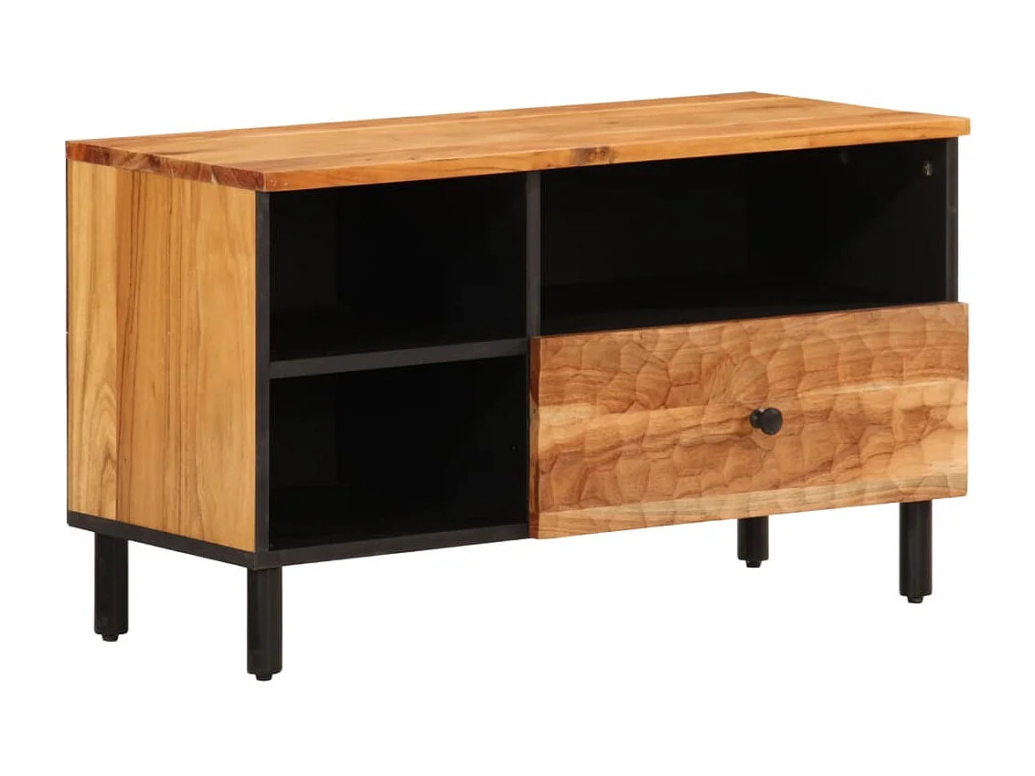 Serhat  Meuble TV 80x33x46 cm bois d'acacia massif