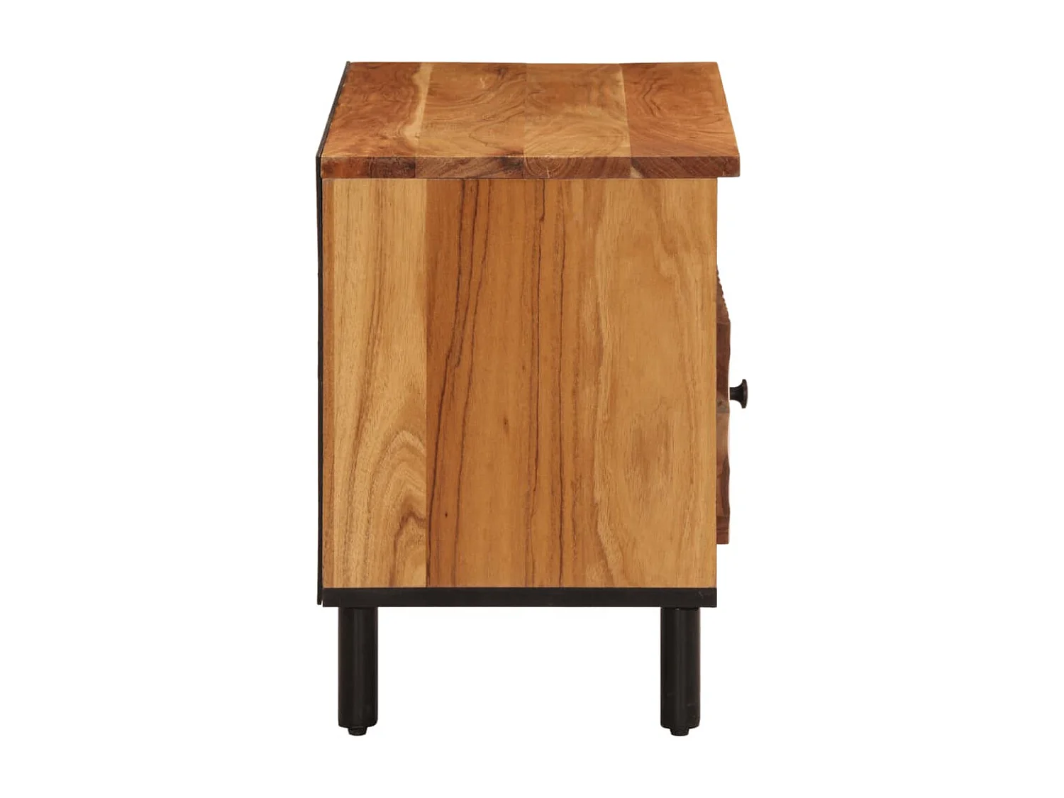 Serhat  Meuble TV 80x33x46 cm bois d'acacia massif