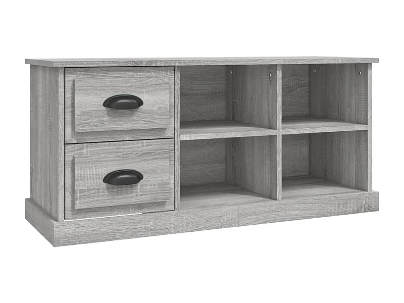 Landisville  Mueble de TV madera contrachapada gris Sonoma 102x35,5x47,5 cm