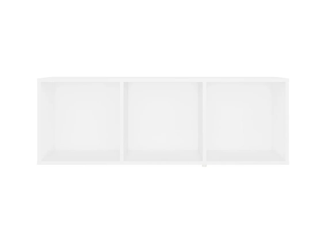 Garden Furniture -  Meubles TV 4 pcs Blanc 107x35x37 cm Bois d'ingénierie