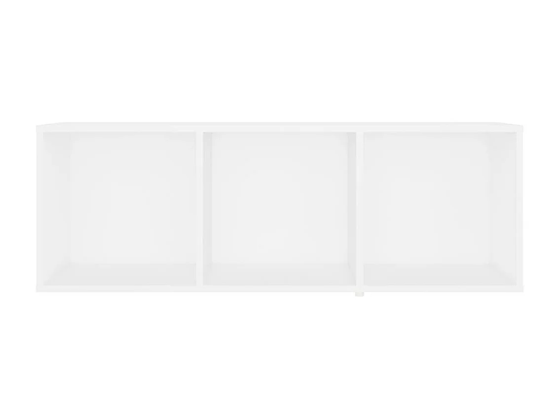 Garden Furniture -  Meubles TV 4 pcs Blanc 107x35x37 cm Bois d'ingénierie