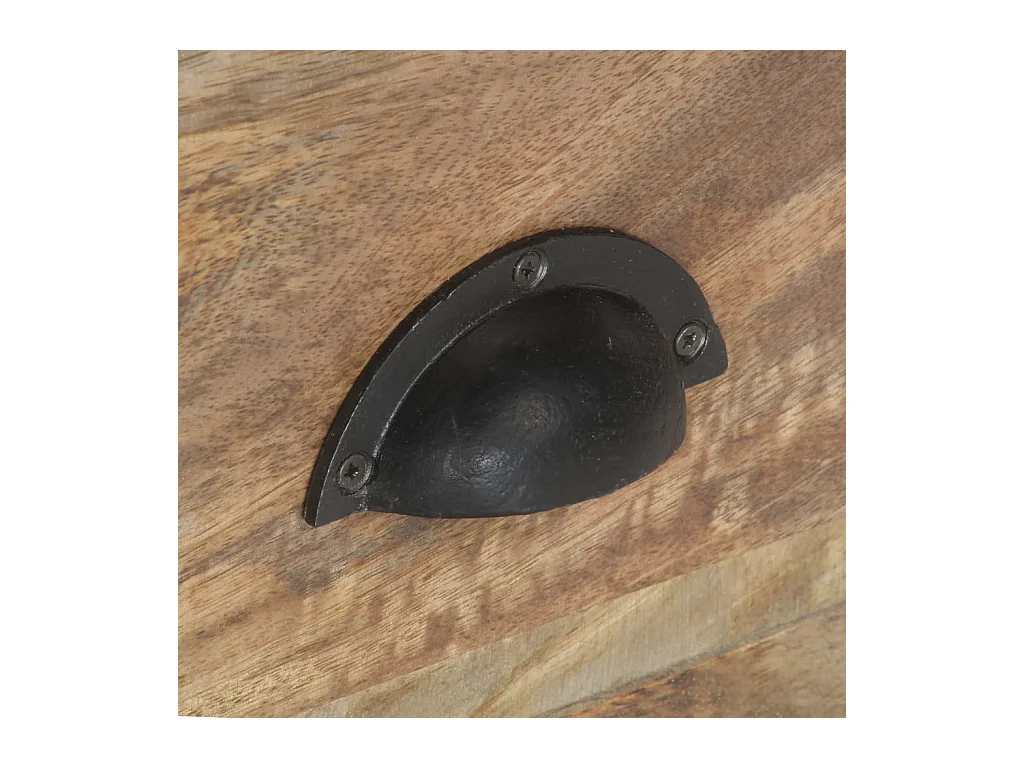 Garden Furniture -  Meuble TV 110x30x50 cm Bois massif de manguier