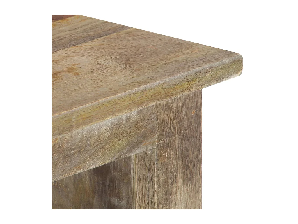 Garden Furniture -  Meuble TV 110x30x50 cm Bois massif de manguier