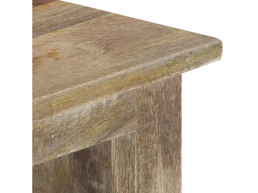 Garden Furniture -  Mueble de TV de madera maciza de mango 110x30x50 cm