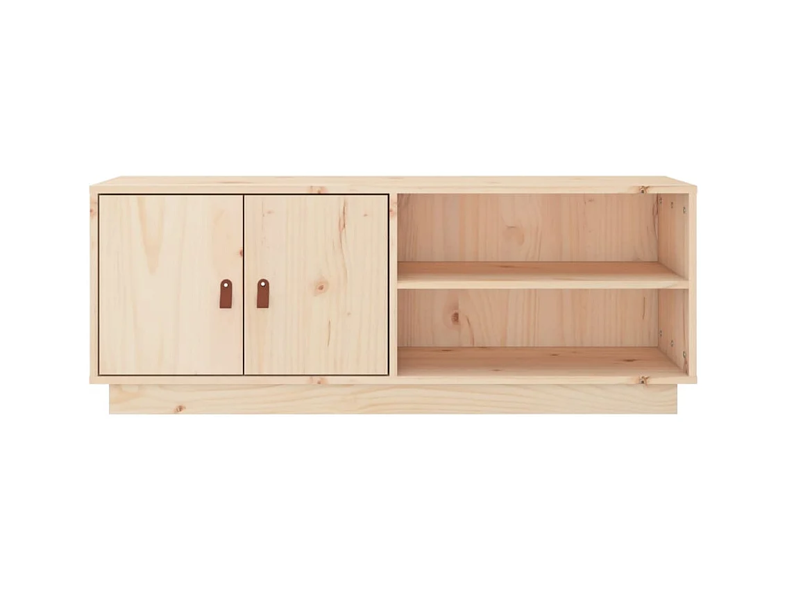 Sofia Marie  Meuble TV 105x34x40 cm Bois de pin massif