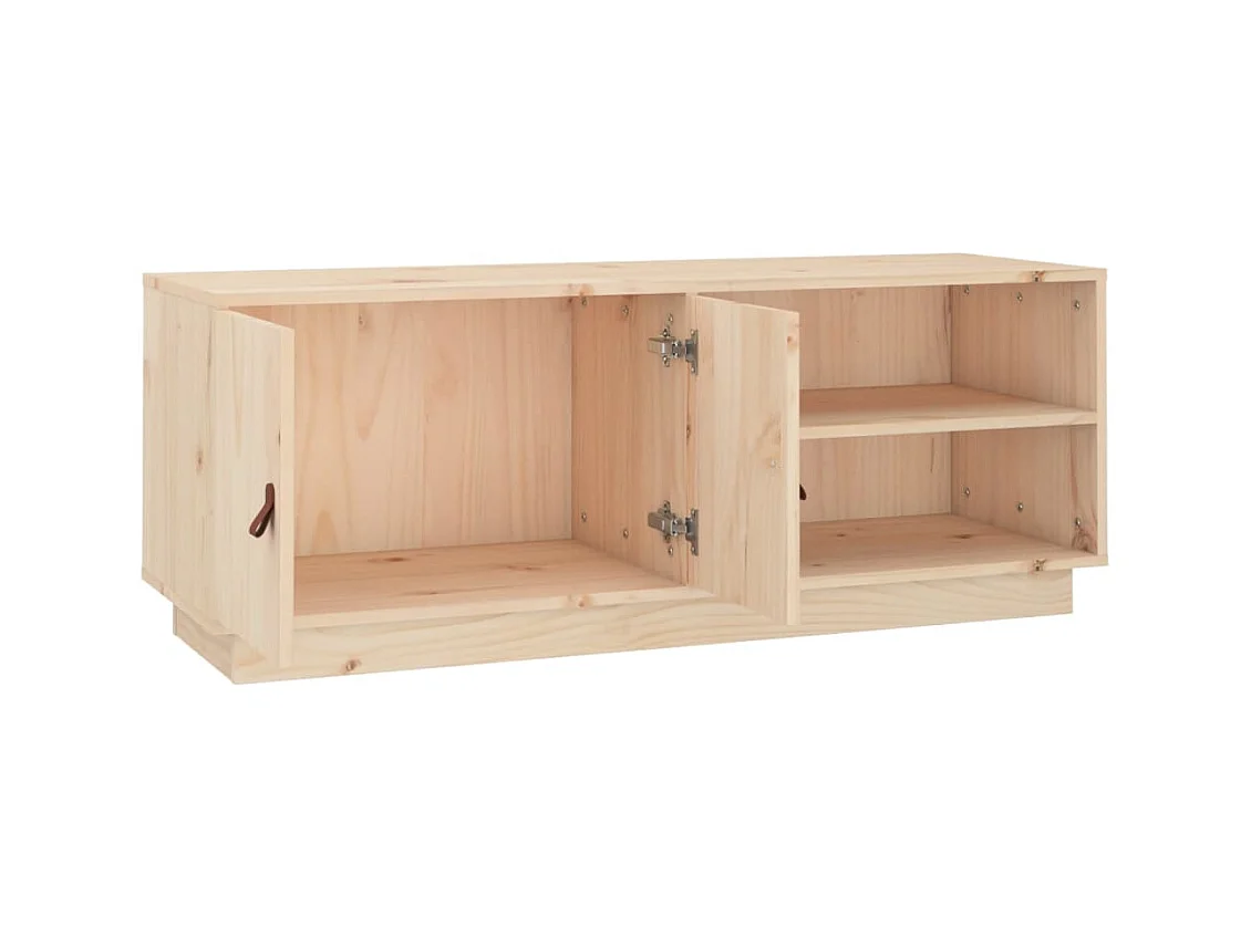 Sofia Marie  Meuble TV 105x34x40 cm Bois de pin massif
